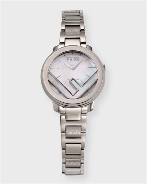 fendi mother of pearl watch|Fendi F Is Fendi 28mm Mother of Pearl Watch with Bracelet Strap.